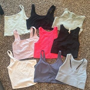 9 Women's Assorted Color Tank Tops